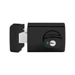 Lockwood Black Matt 001 With Knob Timber Frame Strike Display Pack