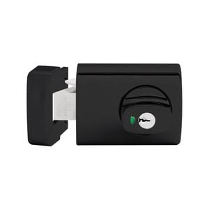 Lockwood Black Matt 001 With Knob Timber Frame Strike Display Pack