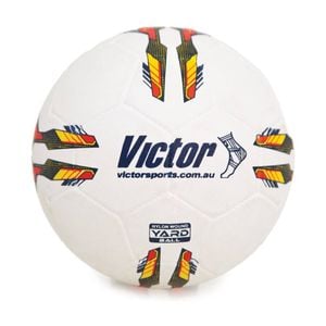 Victor Sports Yard Ball Nylon Rubber Durable Multi-Use Play White Size 5