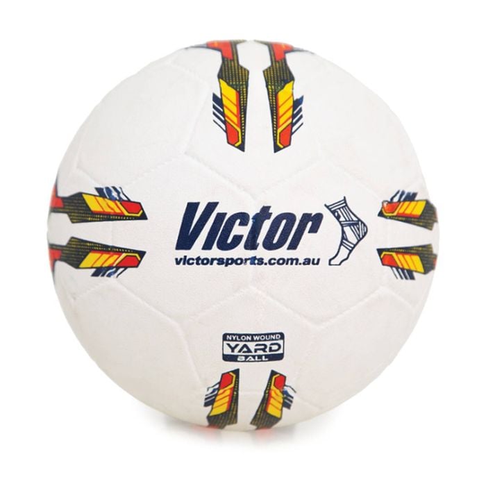Victor Sports Yard Ball Nylon Rubber Durable Multi-Use Play White Size 5