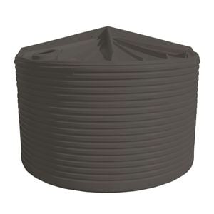 Clark Tanks 31800L Round Poly Water Tank - Boulder Grey