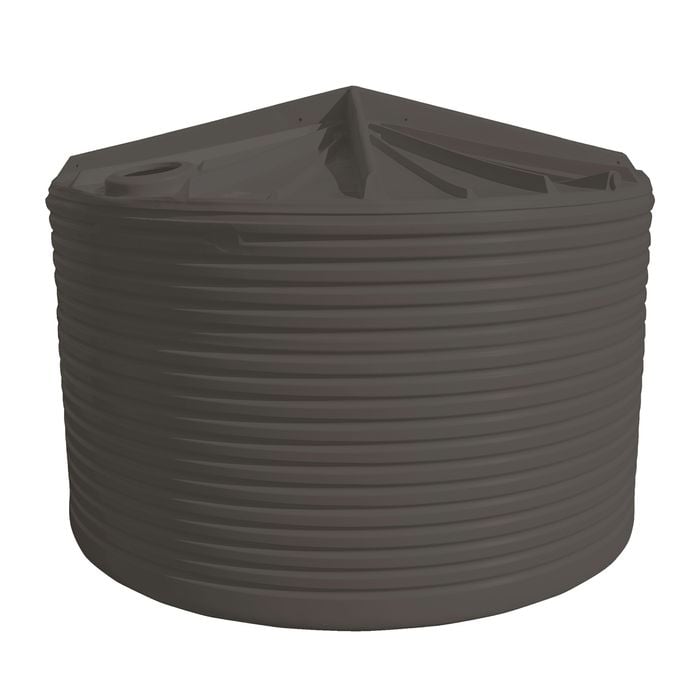 Clark Tanks 31800L Round Poly Water Tank - Boulder Grey