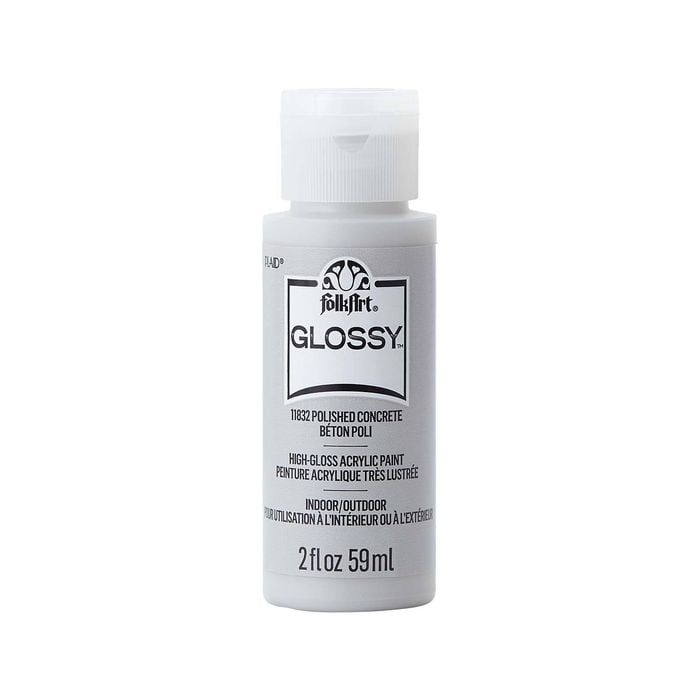 Folkart 59ml Polished Concrete Glossy Acrylic Paint
