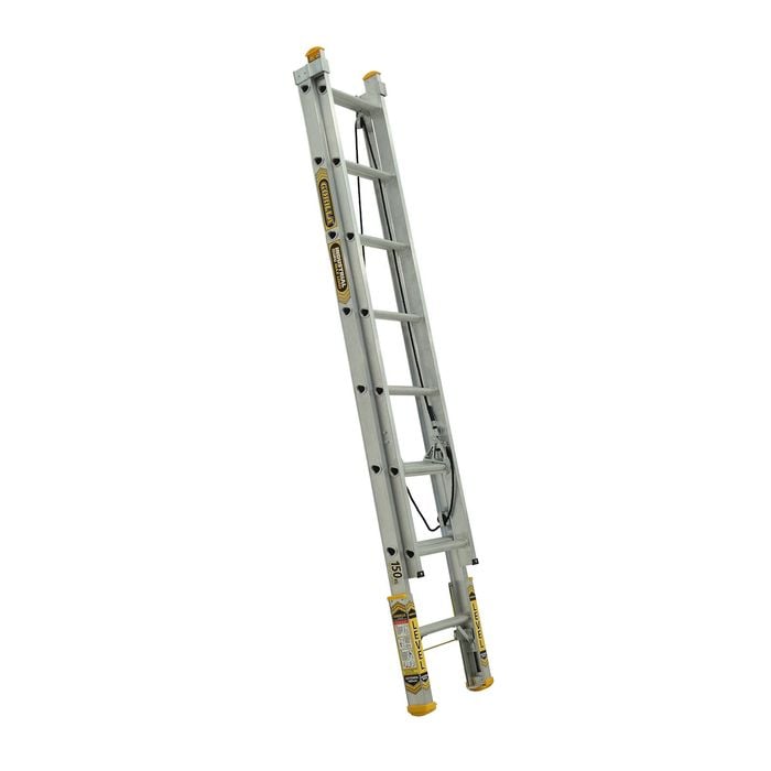 Gorilla 2.4-3.6m 150kg Aluminium Extension Ladder with Levellers