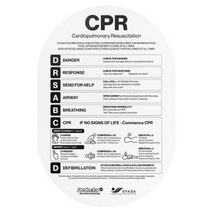 ProtectorAl 387 x 565mm Monument Oval CPR Chart