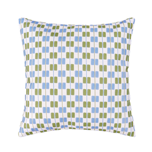 Mimosa 48cm x 48cm Au Soleil Check Multi Colour Outdoor Cushion