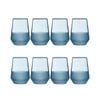 2x 4pc Ladelle Panama Tumbler Durable Beverage Glass Set Kitchen Glassware Ocean