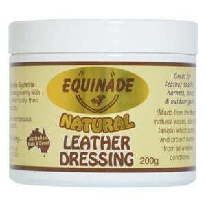 Equinade Natural Leather Dressing Beeswax Lanolin for Horses 200g