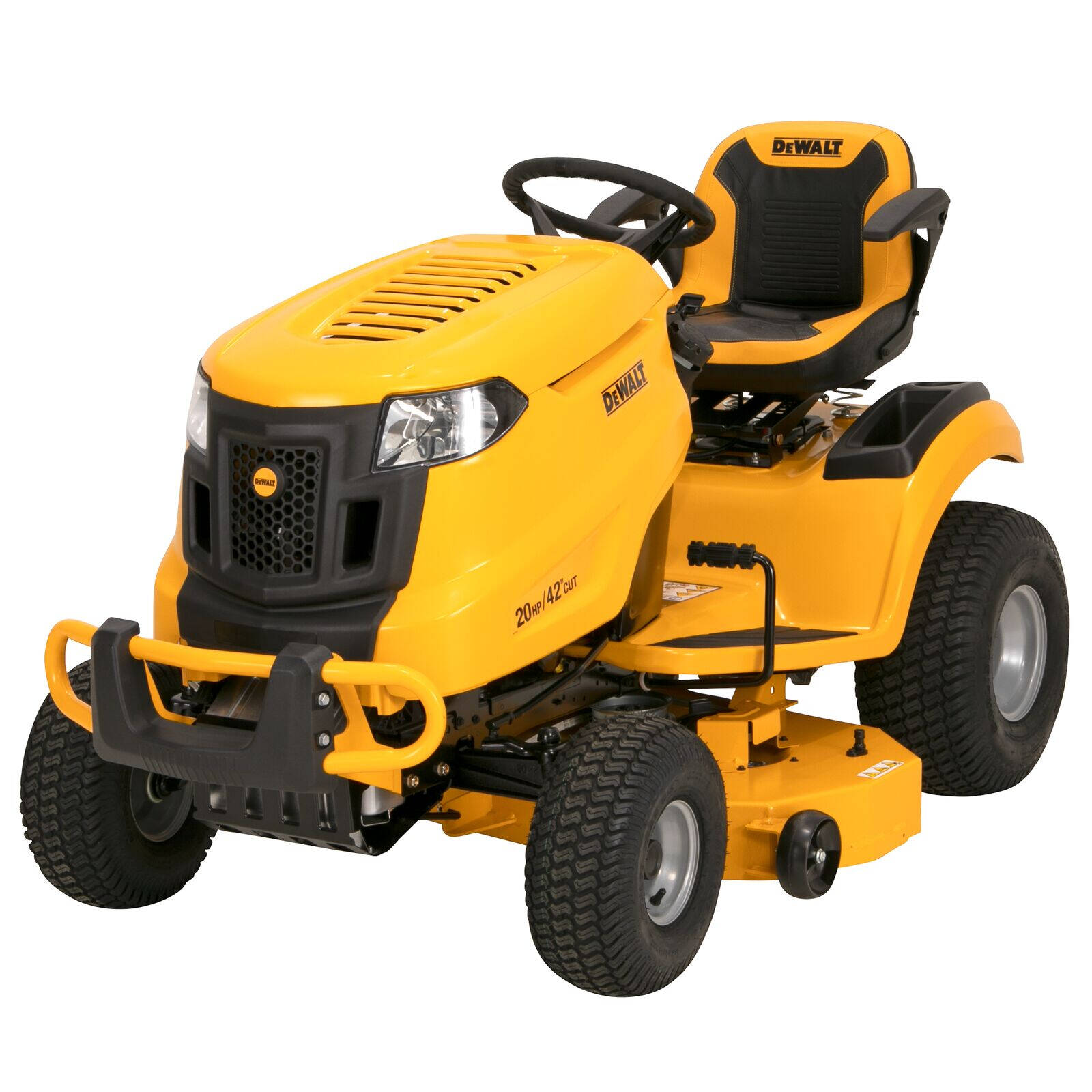 DeWALT 20HP V Twin Kohler 42 Inch Ride On Petrol Mower Bunnings Australia