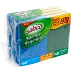 Sabco Cellulose Sponge Scourers - Mixed Value 8 Pack