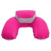 Catzon Inflatable Neck Pillow Portable Wrinkle-resistant-Rose Red