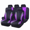 Catzon Car Seat Covers Full Set Vehicle Front And Rear Seat Protectors For Suvs Trucks-purple