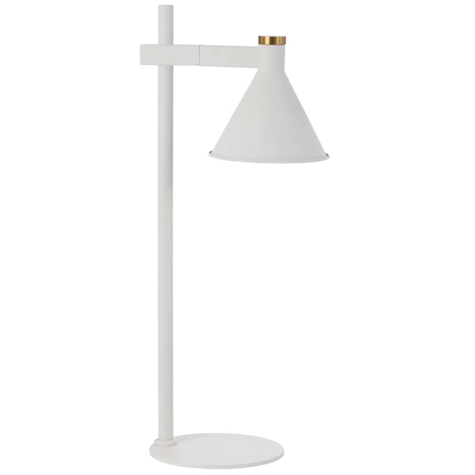 Telbix Rosner Modern Table Desk Lamp Light Metal White Sand