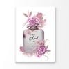 Perfume and Purple Flower  Print 100% Australian Made 100 x 150cm  (Acrylic)