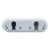 Adoored 2 Double Chrome Hook White Board Deco Hook Rack