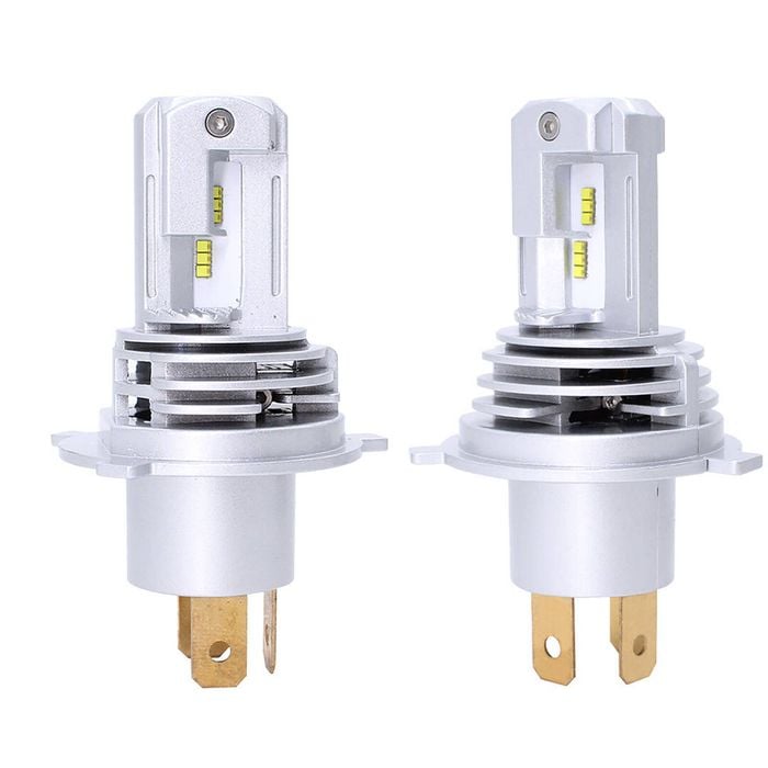 Cosmoblaze H4 55W Car LED Headlight Kit 360 Degrees 8400LM ZES Chip 12V Hi-Lo Beam