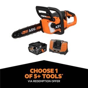 AEG 18V 12” 4.0Ah Brushless Chainsaw Force Kit
