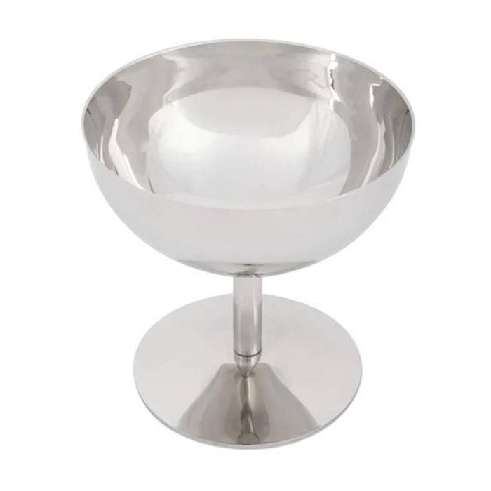 Olympia Stemmed Sundae Cup Stainless Steel 250ml 8.5oz Coupe Bowl Dessert Dish