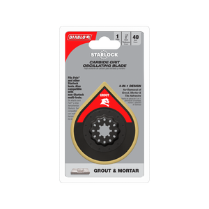 Diablo 70mm Starlock Carbide Grit Multi-Tool Blade for Grout and Mortar