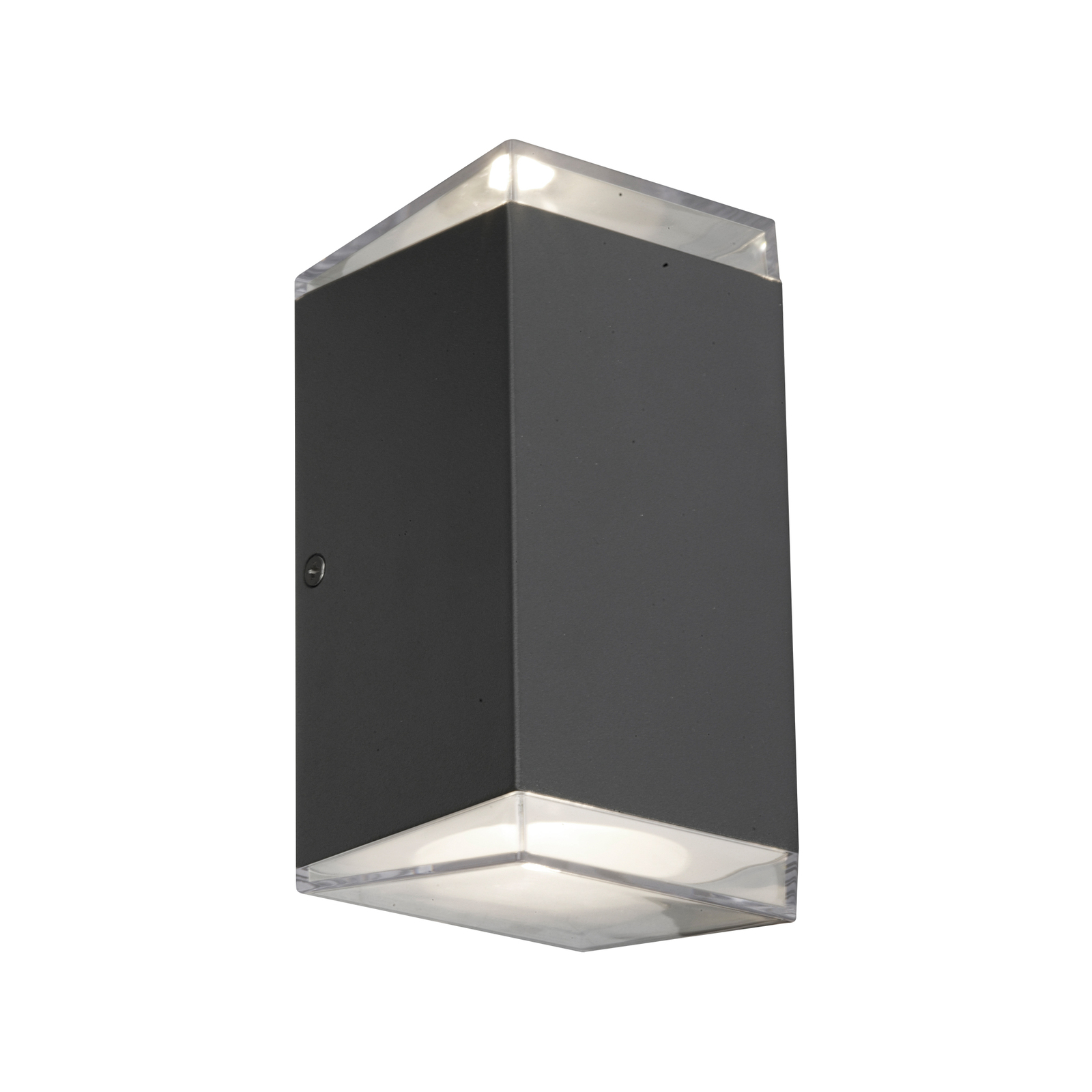 Mercator 12W Black Square LED Exterior Light Bunnings Australia