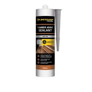 Dunlop 310ml Silicone Timber Joint Sealant - Silver Grey Oak 