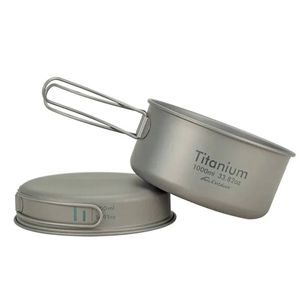 Lifebay Titanium Pan Bowl Set 1000ml Grey