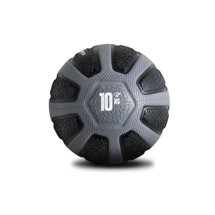 Medicine Ball Home Gym Crossfit Workout Exercise 10kg Black/grey