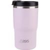 Oasis Ceramic Double Walled Insulated Travel Mug 480ml - Pink Lemonade