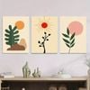 3pcs Modern Abstract Boho Style Minimalist Print 100% Australian Made 3 x 40x60cm (Metal Print)
