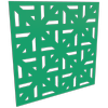 ProtectorAl 300-1200mm x 300-1200mm Light Green/Gloss White Mosaic Unframed Composite Deco Panel