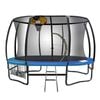 Kahuna Pro 12 ft Trampoline with Mat, Reversible Pad, Basketball Set