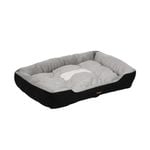 Pawz Heavy Duty Pet Bed Dog Calming Bed Medium Black