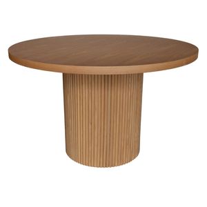SK Designer Living | Aviana Round Wood Dining Table | 120cm - Natural