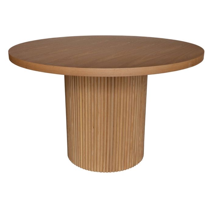 SK Designer Living | Aviana Round Wood Dining Table | 120cm - Natural