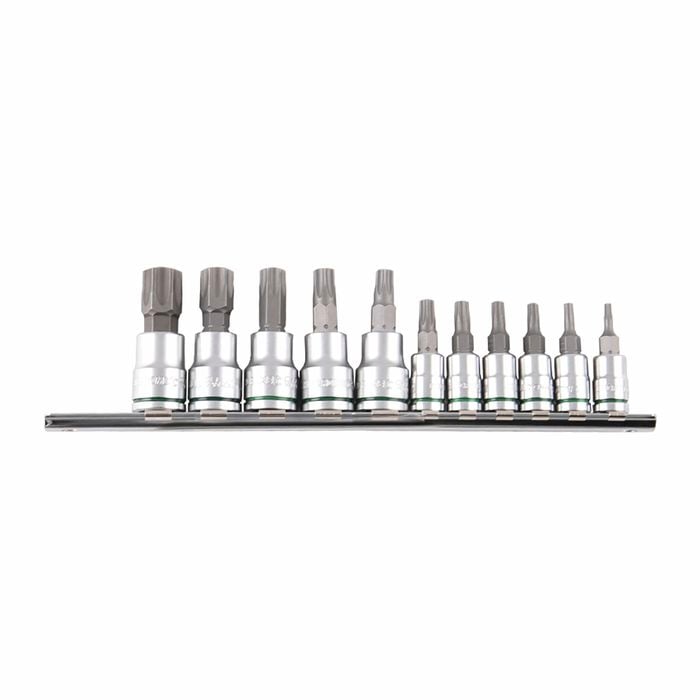 Kincrome 1/4" & 3/8" Drive 11 Piece TORX Socket Set