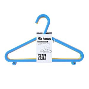 All Set Kids Plastic Clothes Hangers - 12 Pack