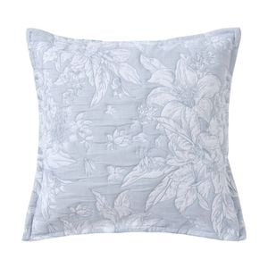Bianca Whispering Lily Powder Blue Provincial European Pillowcase 65x65cm