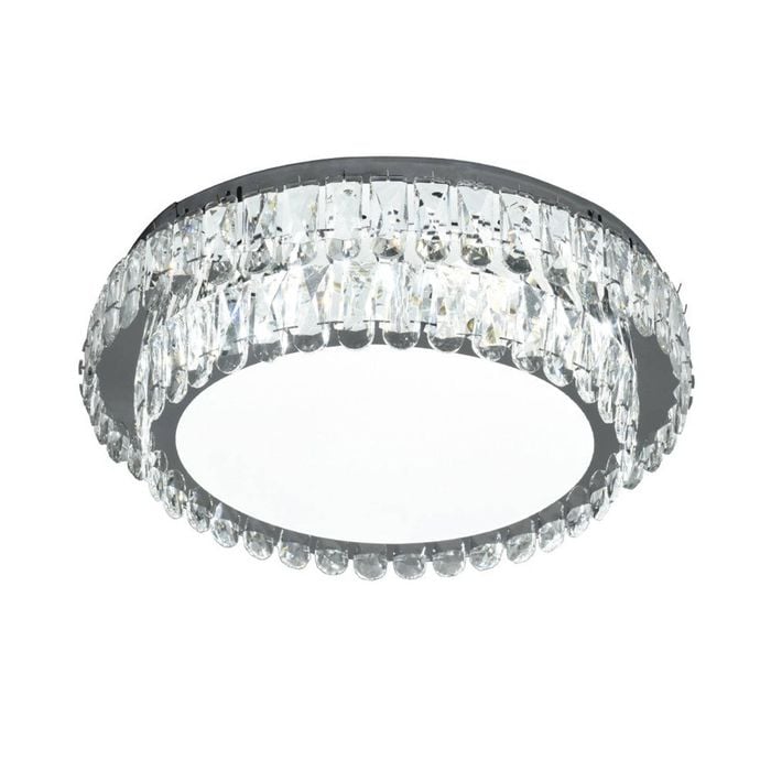 Eli & Co. Lighting Virelle 60W Tri-Colour Dimmable Crystal Chandelier Ceiling Light