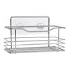Naleon Chrome Adhesive Works Wire Rectangular Basket