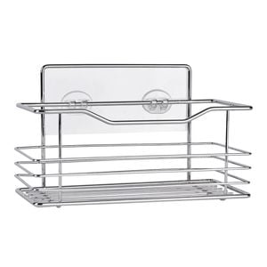 Naleon Chrome Adhesive Works Wire Rectangular Basket
