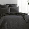 Renee Taylor Asher Jacquard Super King Coverlet/2x Pillowcase Set Grey