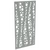 ProtectorAl 300-1200w x 1201-2400h Palladium Silver Bubbles Unframed Solid Aluminium Decorative Panel
