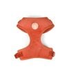 Holly & Co  Sunrise Orange Large Orange Stylish Velvet Dog Harness