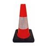 Syneco 450mm PVC Safety Cone With Reflective Tape