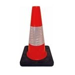 Syneco 450mm PVC Safety Cone With Reflective Tape