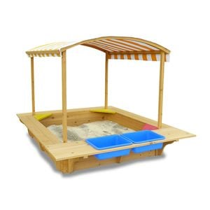 Playfort Sandpit With Canopy