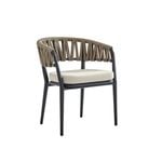 FurnitureOkay Vegas Rope Outdoor Dining Chair