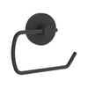 Fusion-Loc 8kg Black Matte Suction Toilet Roll Holder