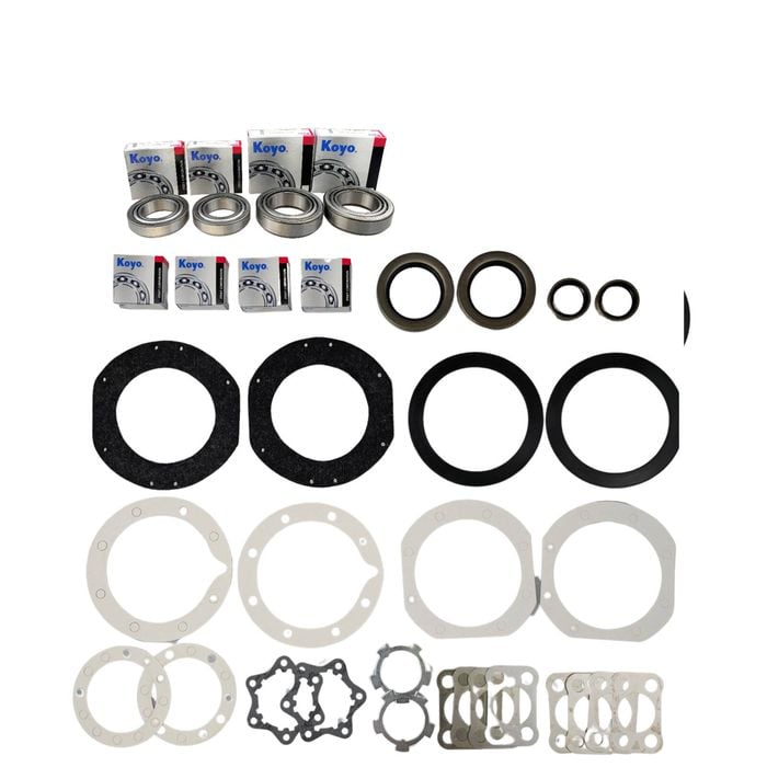 Swivel Hub Kit + Wheel Bearings For Toyota Landcruiser FJ40 FJ45 FJ55 to 9/1975