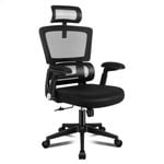ALFORDSON Mesh Ergonomic Office Chair Black
